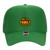 OTTO Cap 5 Panel High Crown Mesh Back Trucker Hat Thumbnail